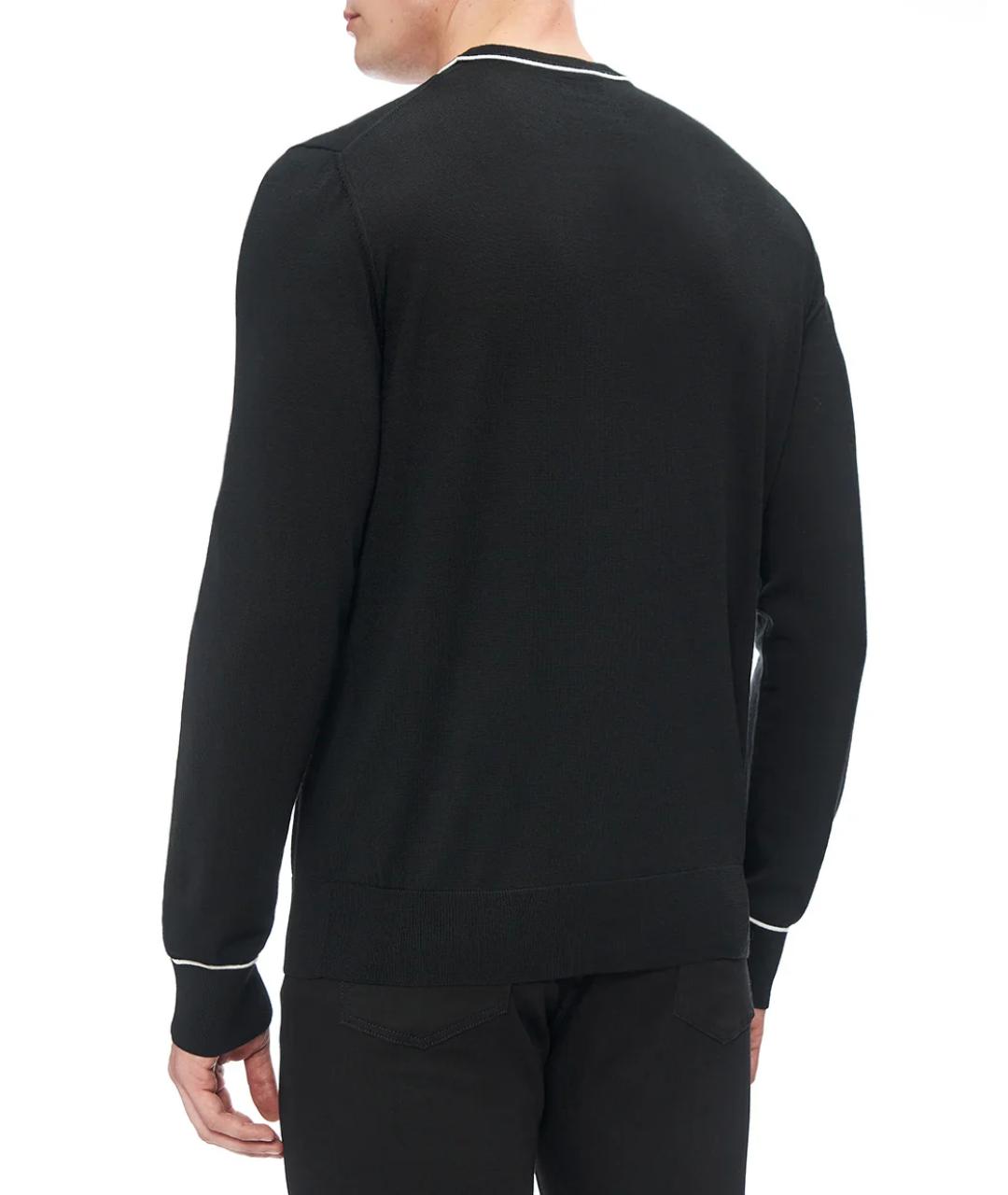 DOLCE&GABBANA Черный шерстяной джемпер / свитер, фото 3