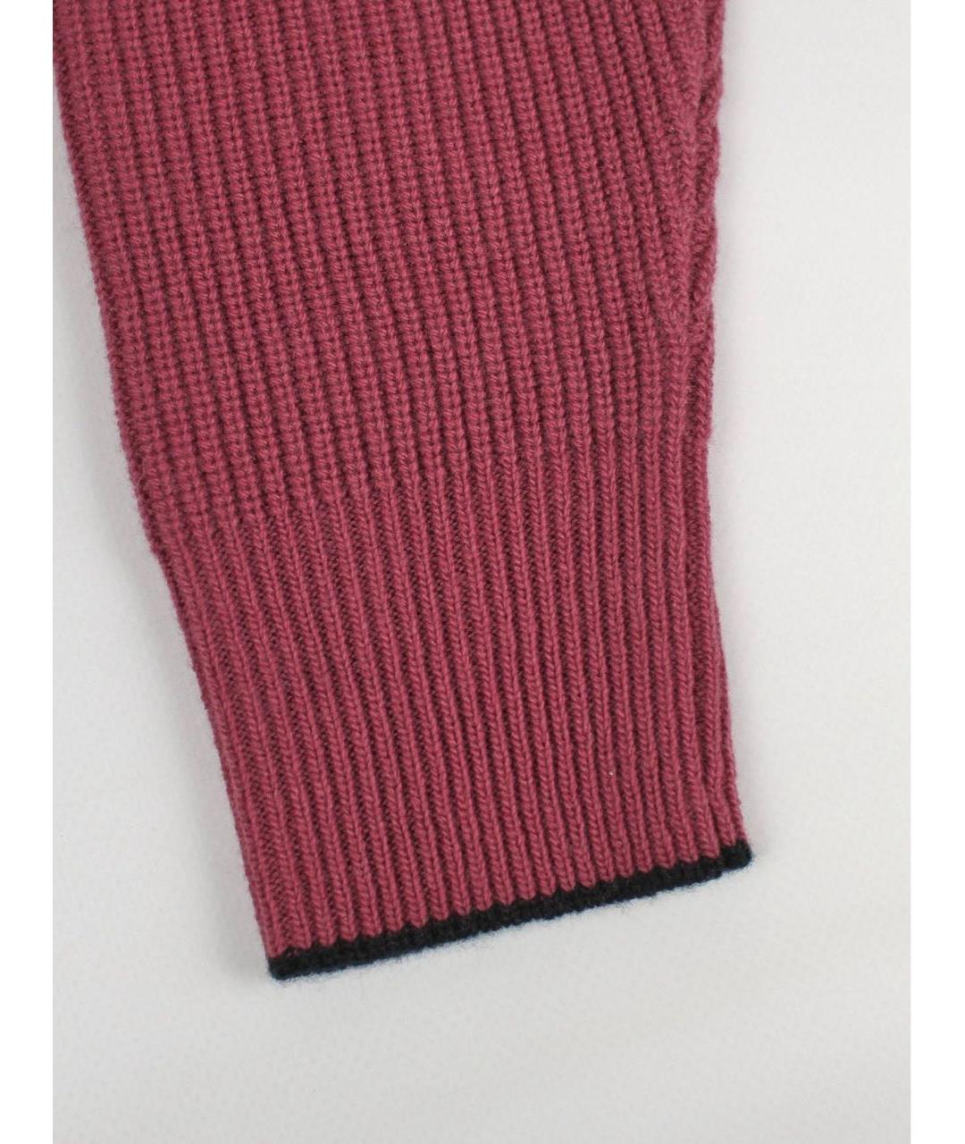 CHLOE Розовый шерстяной джемпер / свитер, фото 7