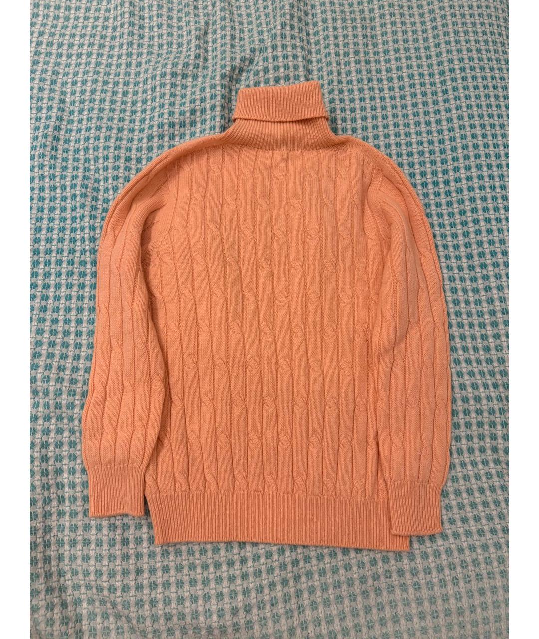PESERICO Оранжевый шерстяной джемпер / свитер, фото 2