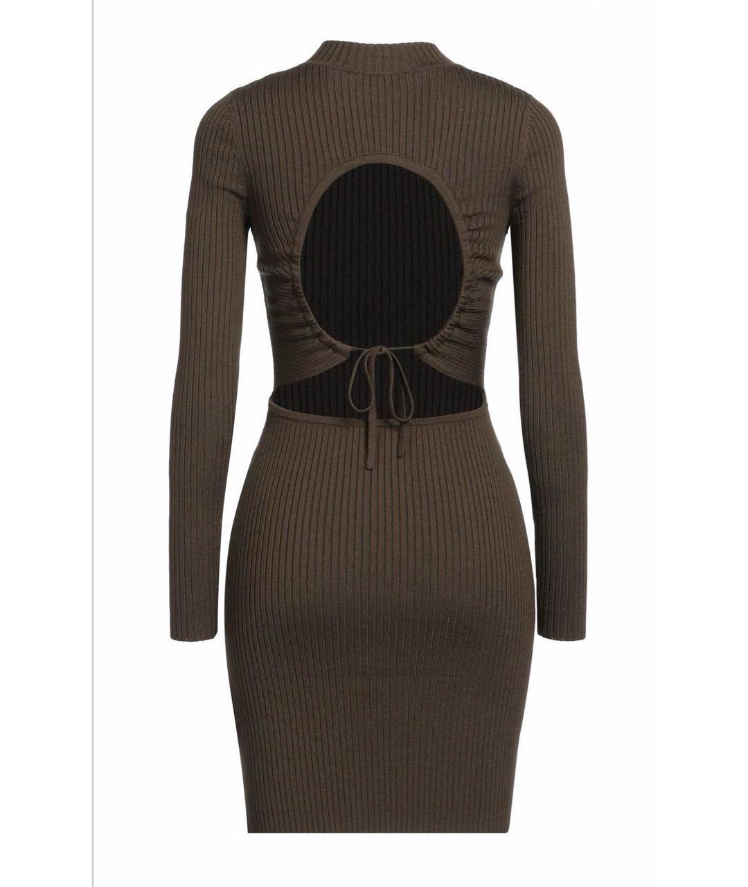 SANDRO Хаки платье, фото 2