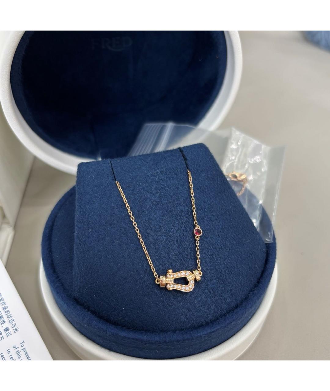 FRED Розовое колье из розового золота, фото 2