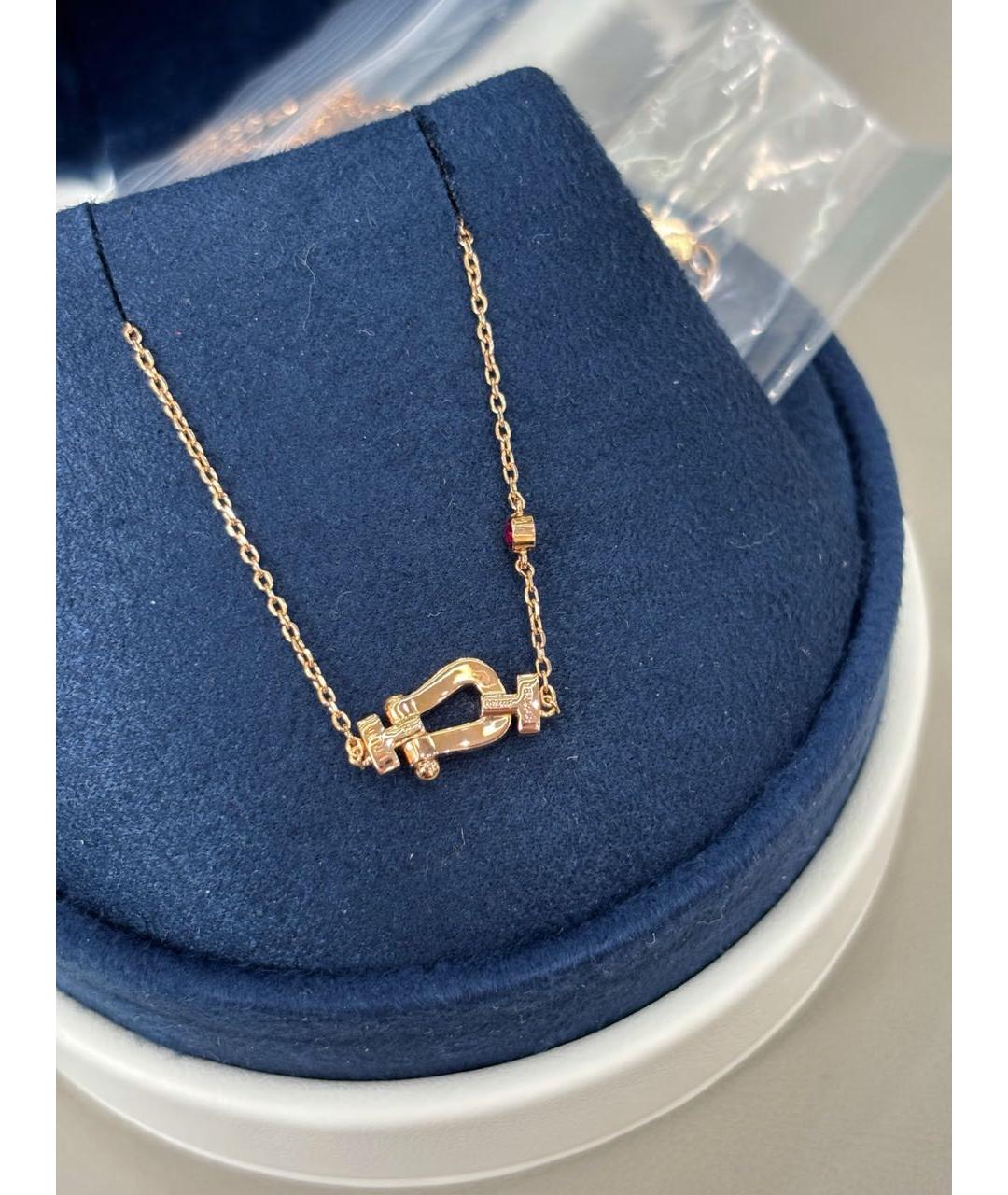 FRED Розовое колье из розового золота, фото 5