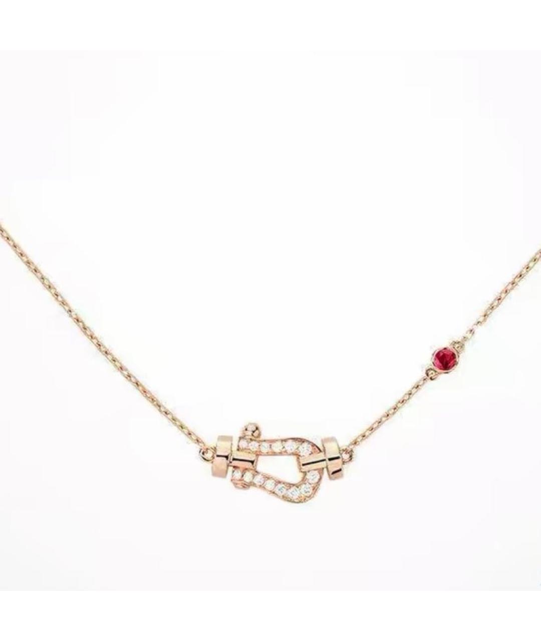 FRED Розовое колье из розового золота, фото 6