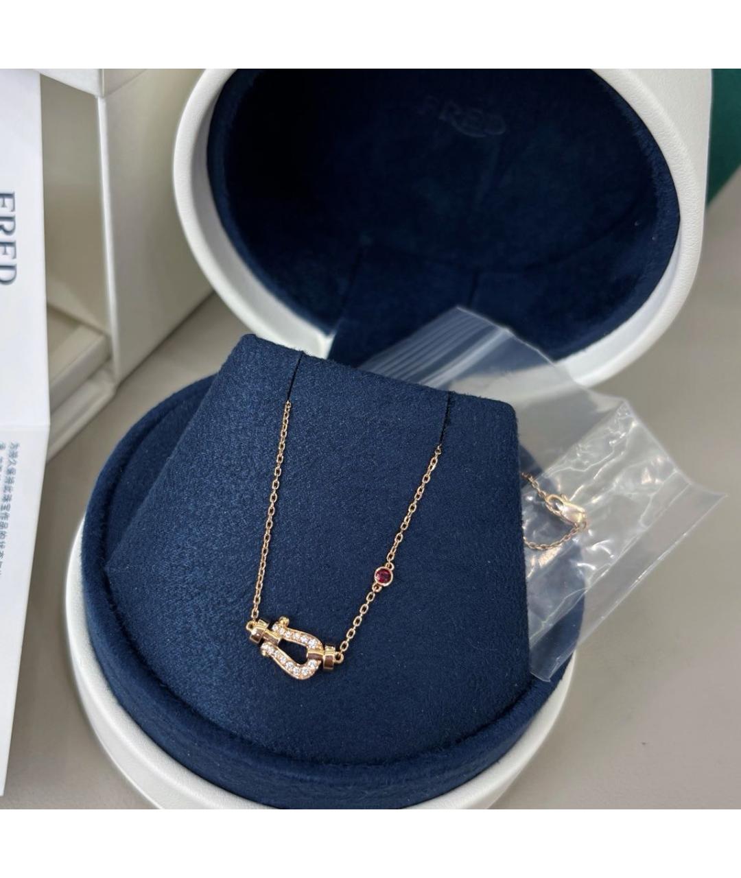 FRED Розовое колье из розового золота, фото 3