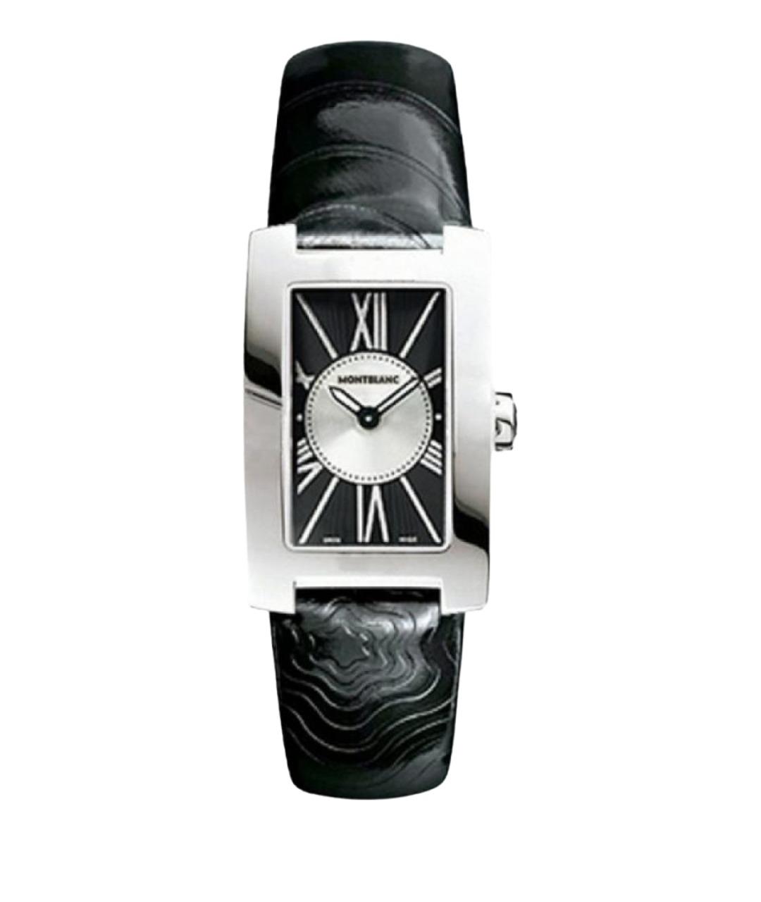 MONTBLANC Черные металлические часы, фото 1