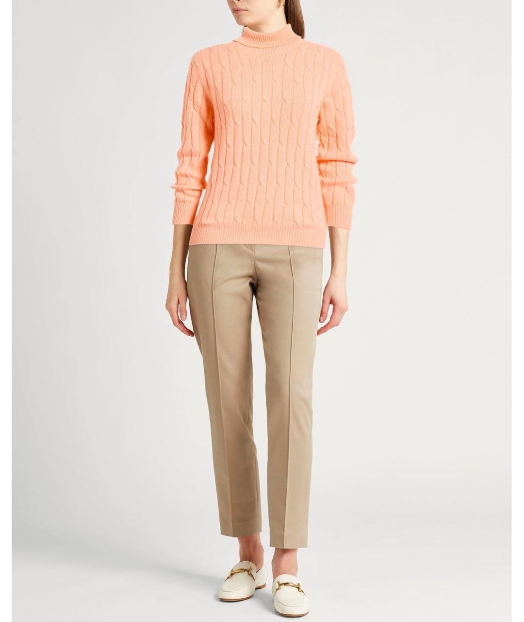 PESERICO Оранжевый шерстяной джемпер / свитер, фото 7