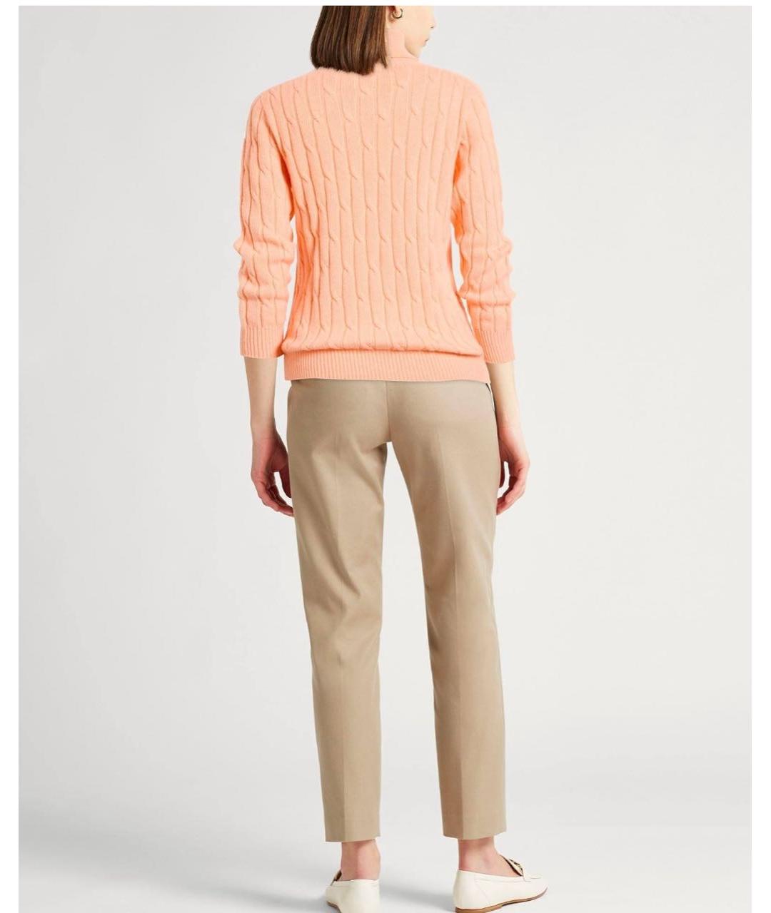 PESERICO Оранжевый шерстяной джемпер / свитер, фото 8