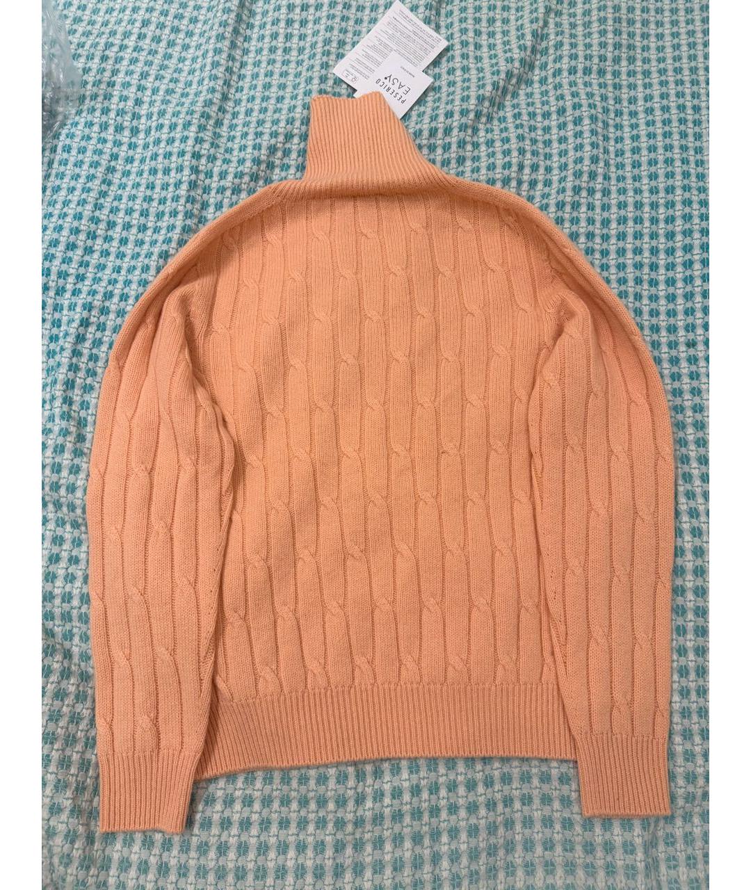 PESERICO Оранжевый шерстяной джемпер / свитер, фото 6