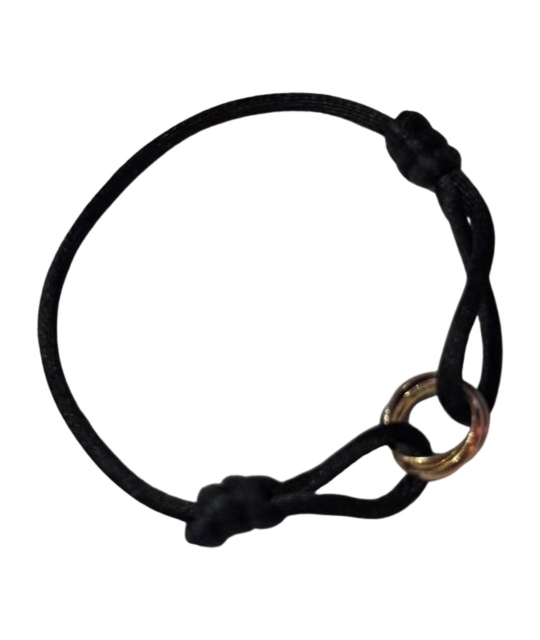 CARTIER Черный браслет из желтого золота, фото 1