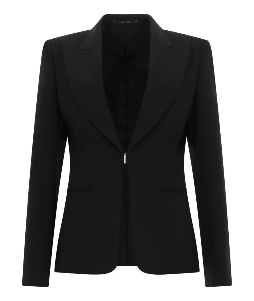 GUCCI Черный шерстяной жакет/пиджак, фото 1