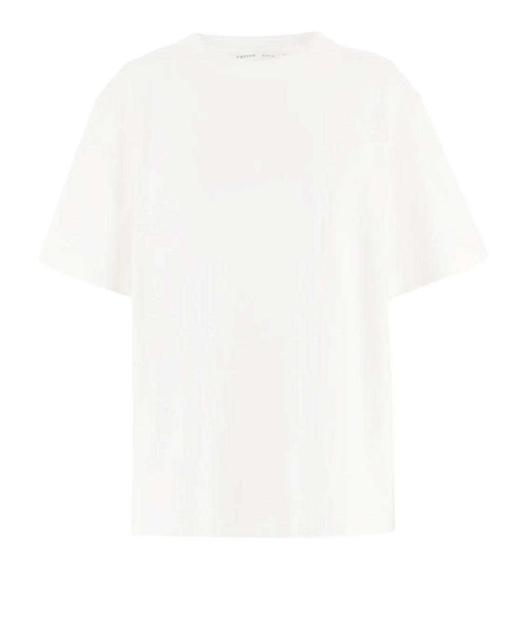 Carven Белая хлопковая футболка, фото 1