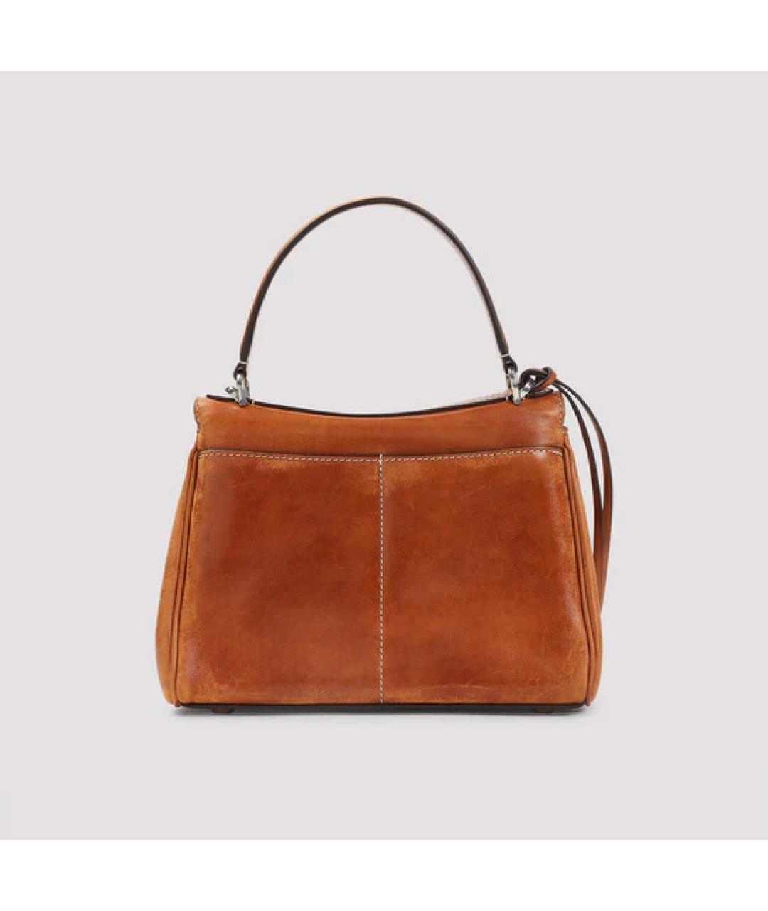 BALENCIAGA Коричневая кожаная сумка тоут, фото 2