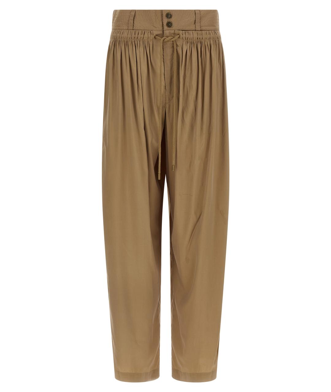 ISABEL MARANT Бежевые прямые брюки, фото 1