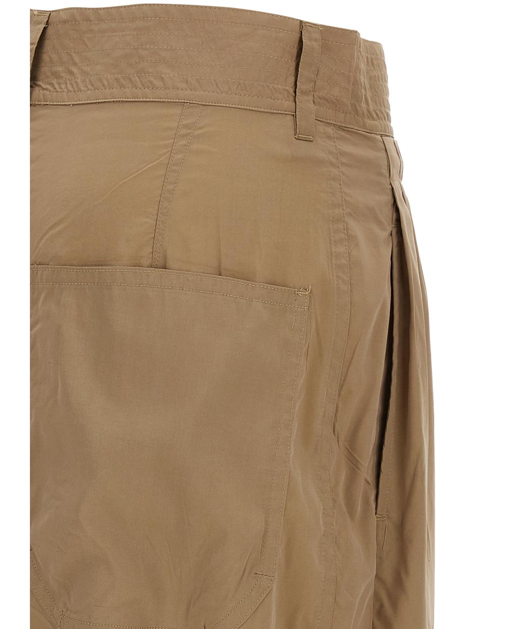 ISABEL MARANT Бежевые прямые брюки, фото 4