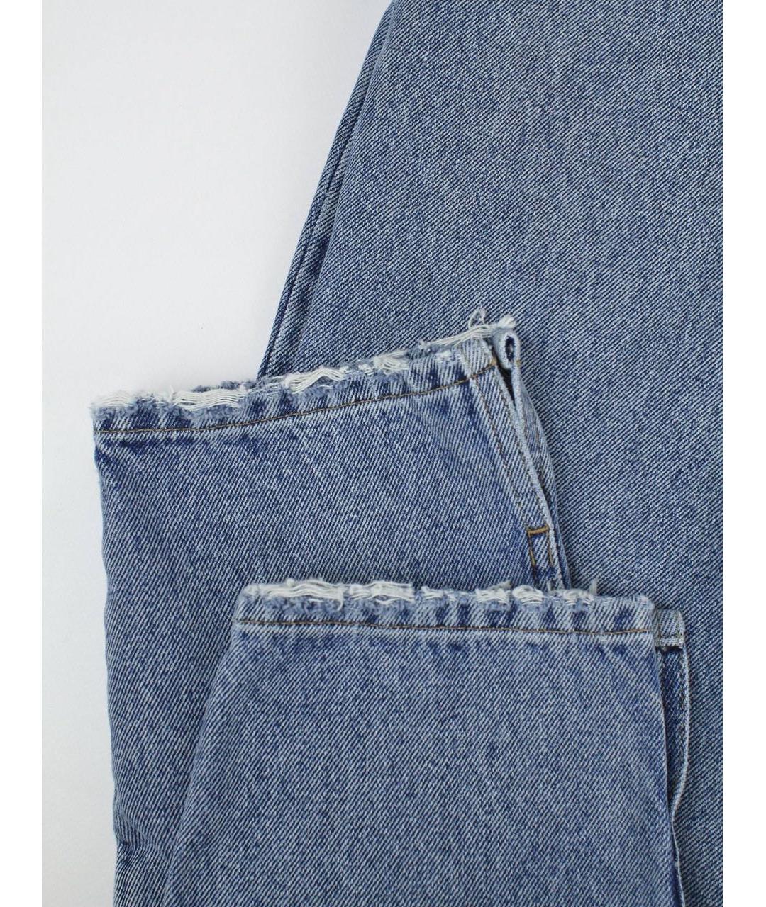 CHLOE Голубые хлопковые прямые джинсы, фото 7