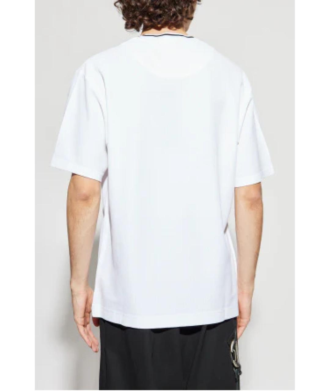 DOLCE&GABBANA Белая хлопковая футболка, фото 3