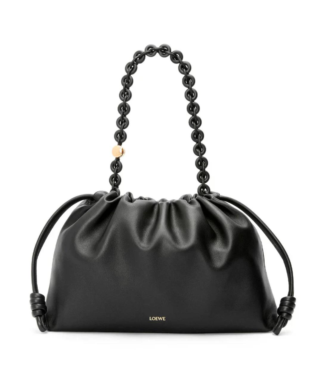 LOEWE Черная кожаная сумка через плечо, фото 1