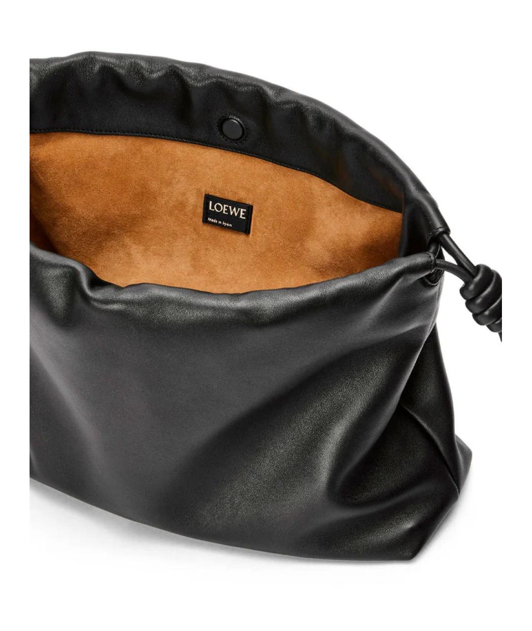 LOEWE Черная кожаная сумка через плечо, фото 3