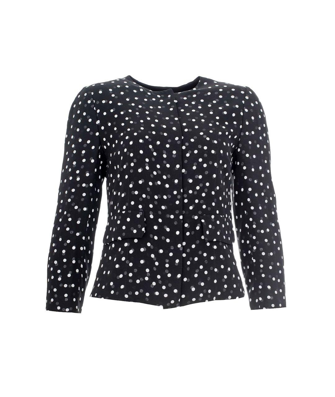 DOLCE&GABBANA Черный шелковый жакет/пиджак, фото 9