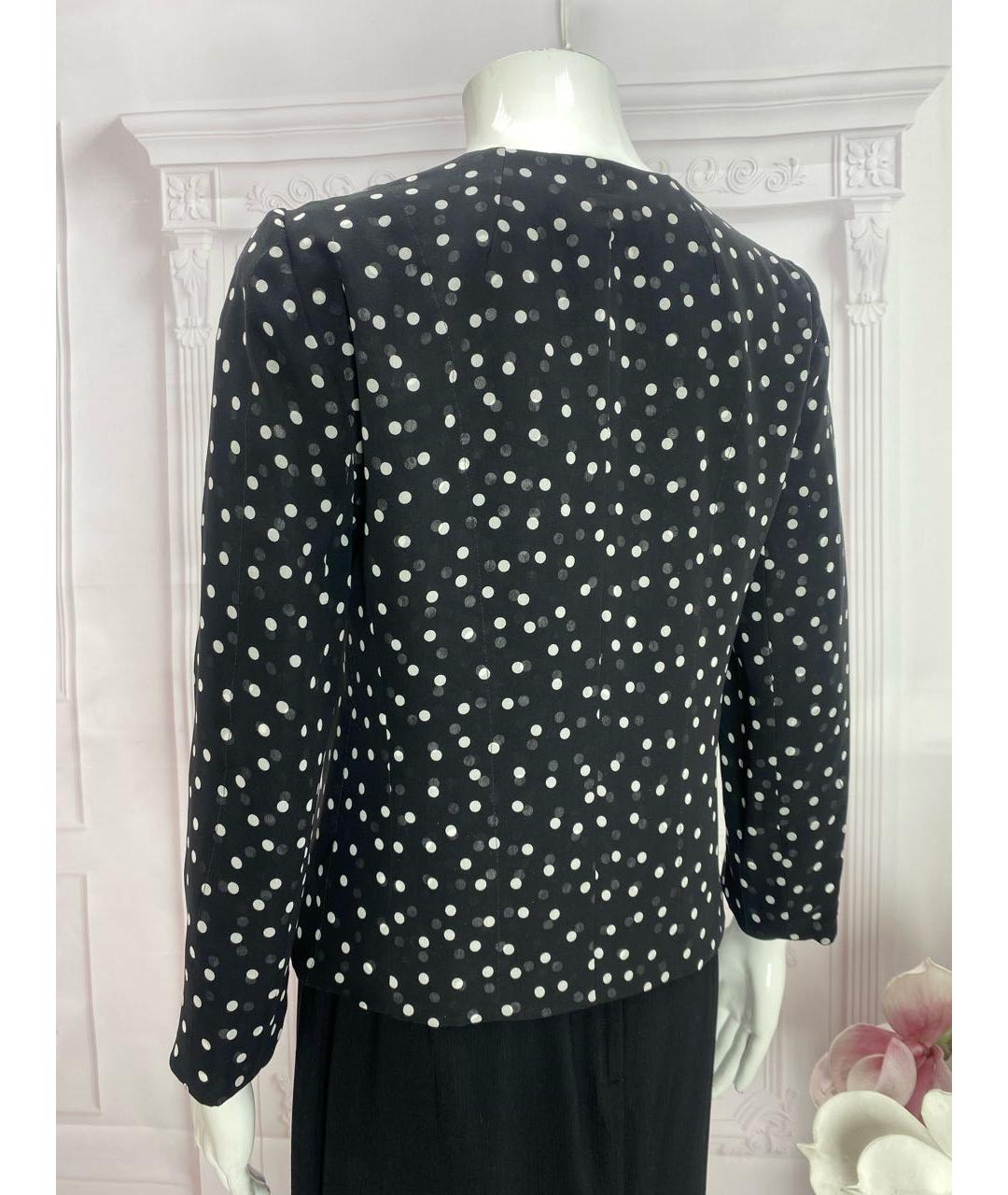 DOLCE&GABBANA Черный шелковый жакет/пиджак, фото 8