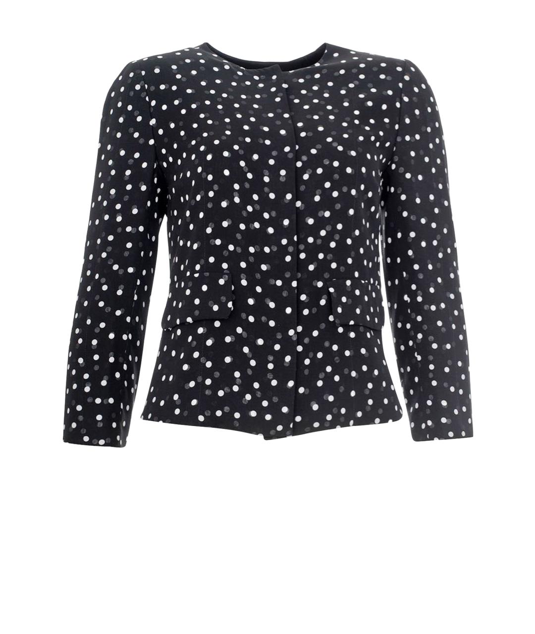 DOLCE&GABBANA Черный шелковый жакет/пиджак, фото 1