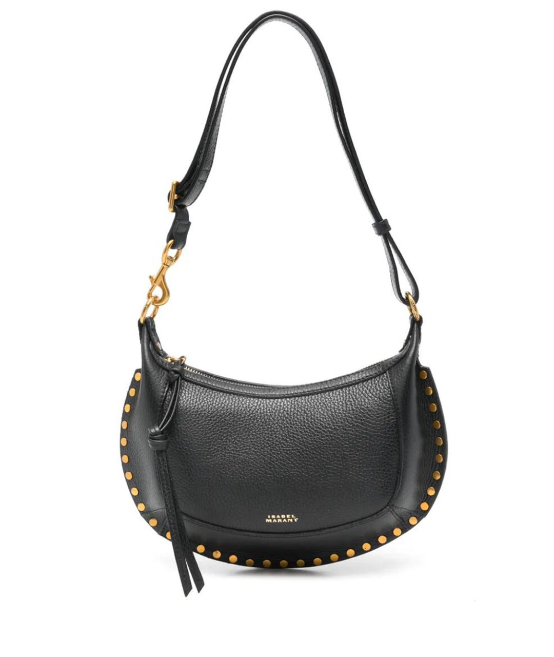 ISABEL MARANT Черная кожаная сумка через плечо, фото 1