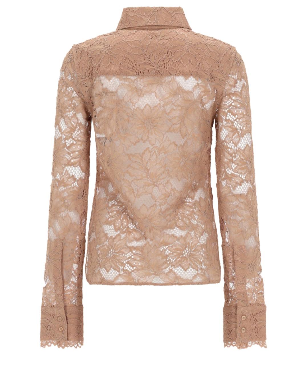 SPORTMAX Розовая полиэстеровая рубашка, фото 2