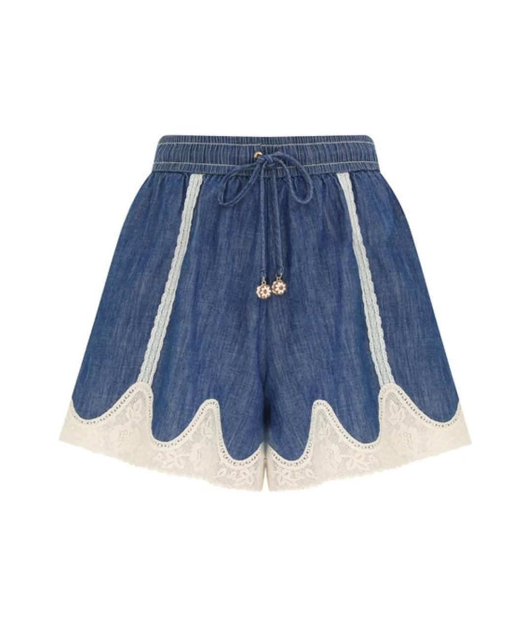 ZIMMERMANN Синий хлопковый костюм с брюками, фото 5