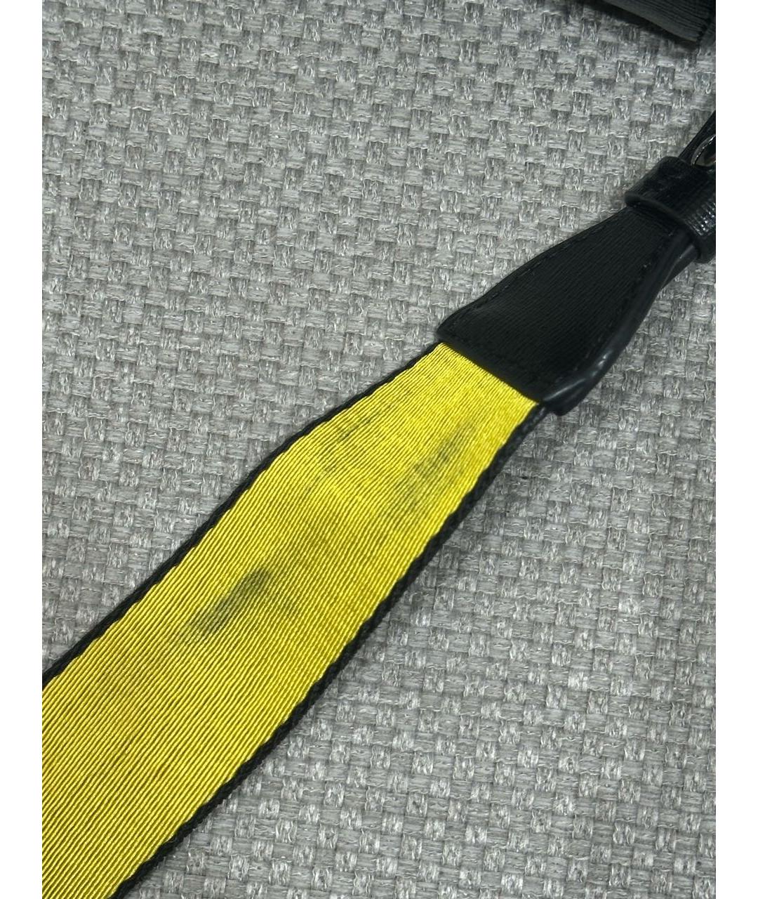 OFF-WHITE Черная кожаная сумка через плечо, фото 8