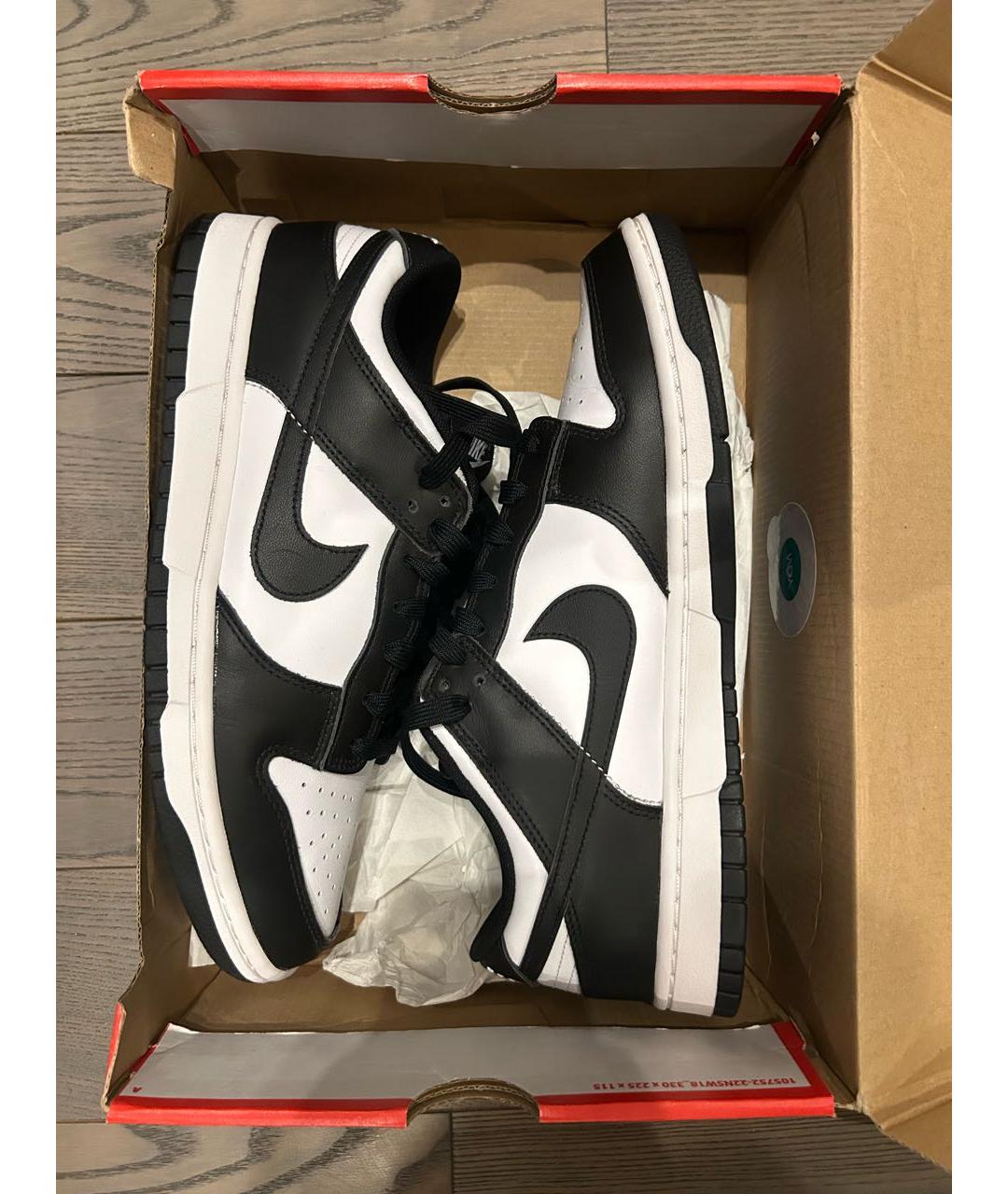 NIKE Черные кожаные кроссовки, фото 2