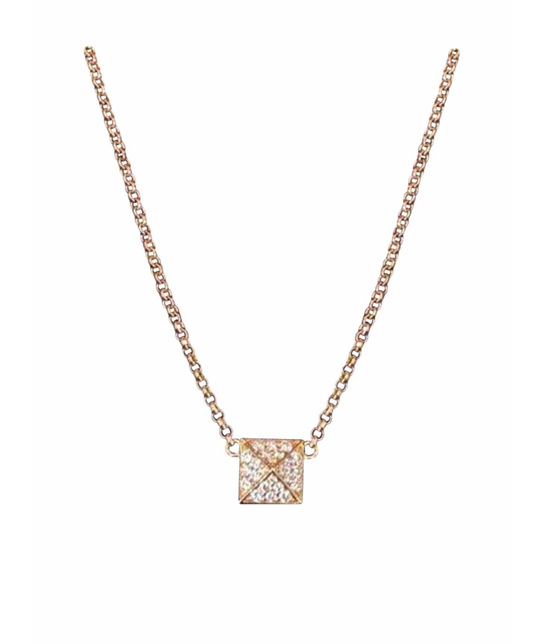 HERMES Розовое колье из розового золота, фото 1