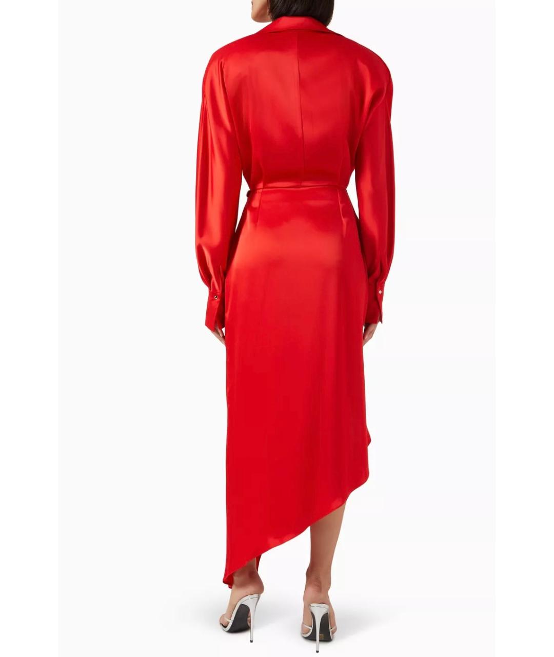 DAVID KOMA Красное коктейльное платье, фото 4