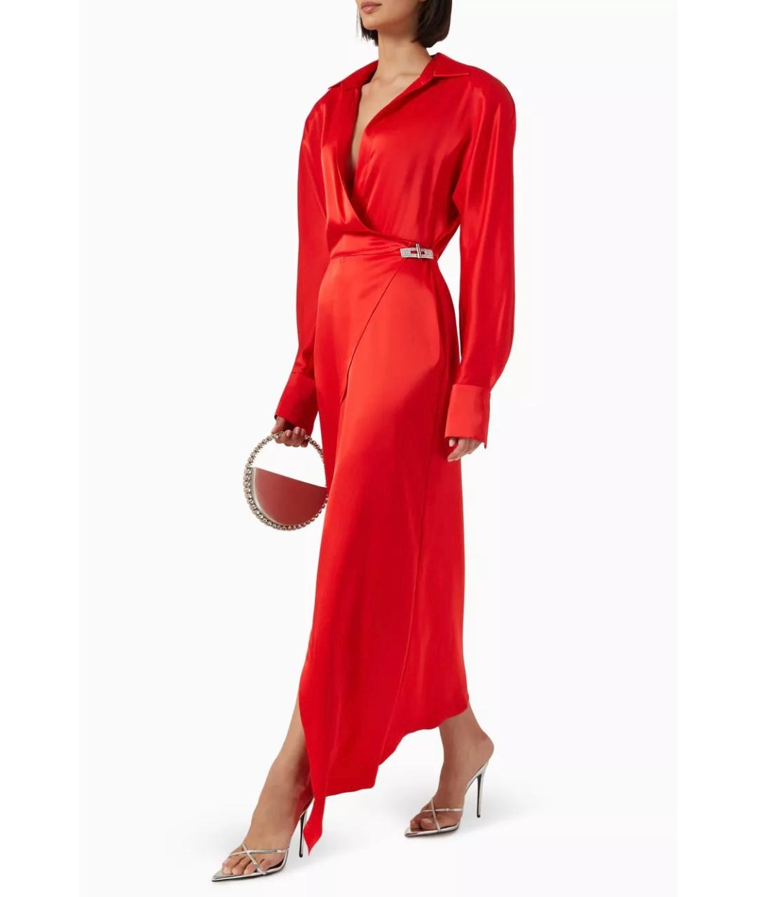 DAVID KOMA Красное коктейльное платье, фото 2