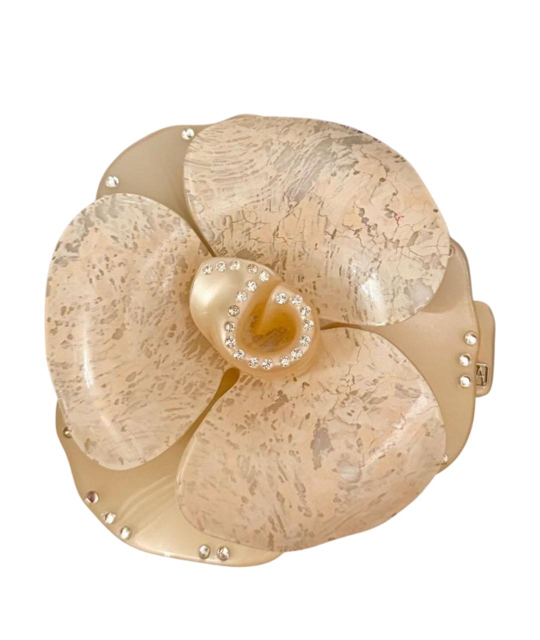 Alexandre de paris Бежевая заколка, фото 1