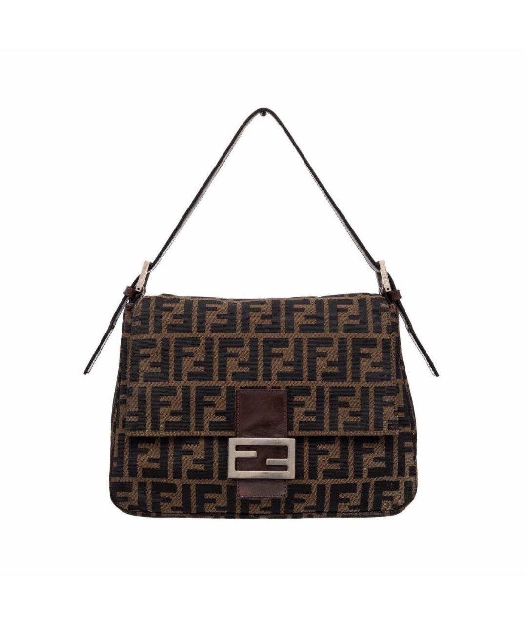 FENDI Коричневая сумка через плечо, фото 8