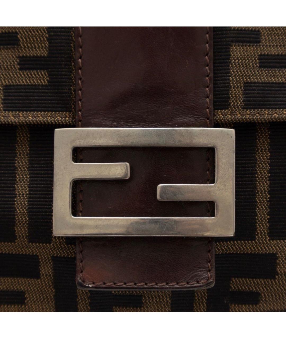 FENDI Коричневая сумка через плечо, фото 4