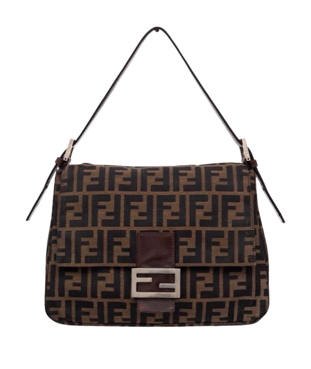 FENDI Коричневая сумка через плечо, фото 1
