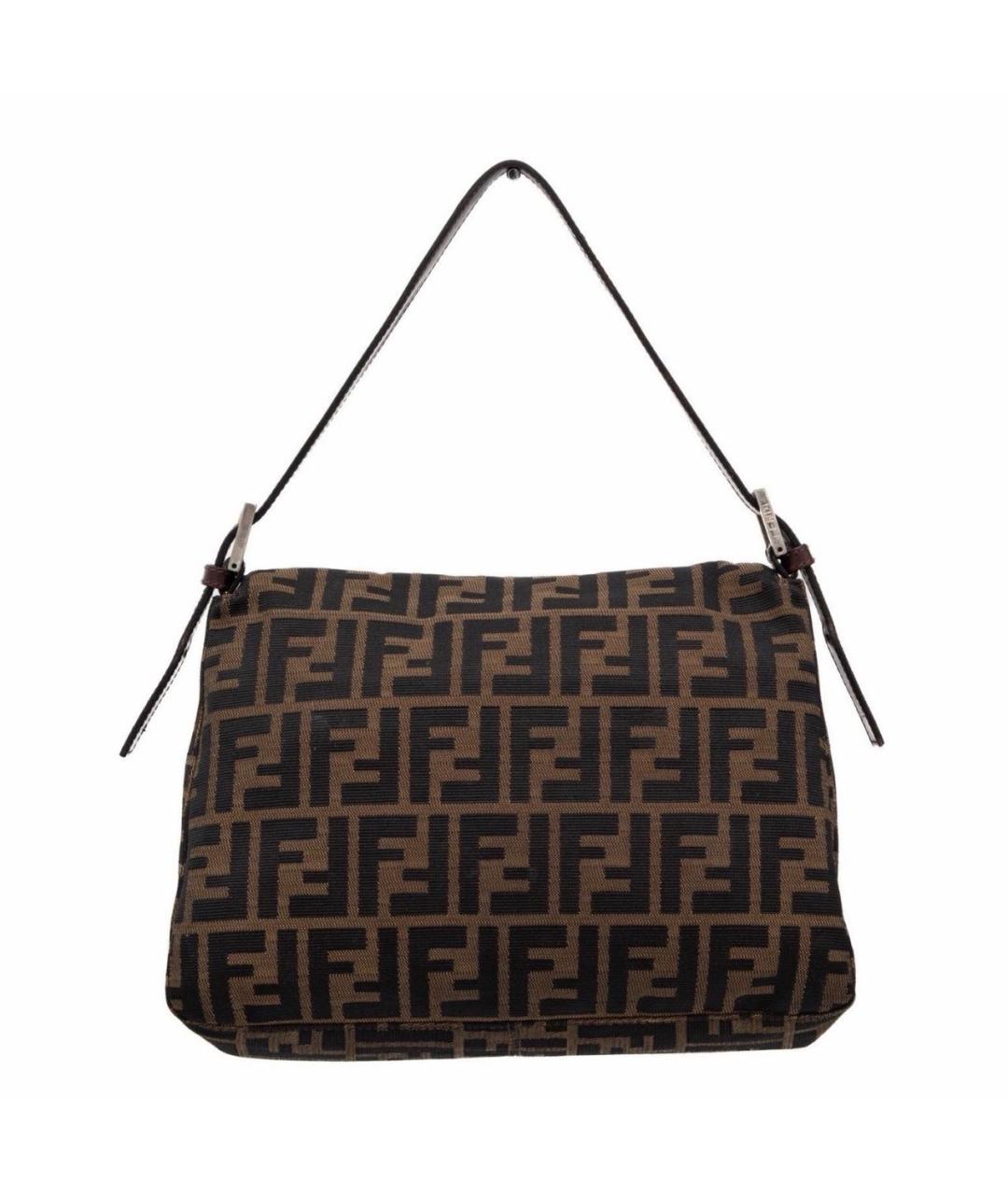 FENDI Коричневая сумка через плечо, фото 2