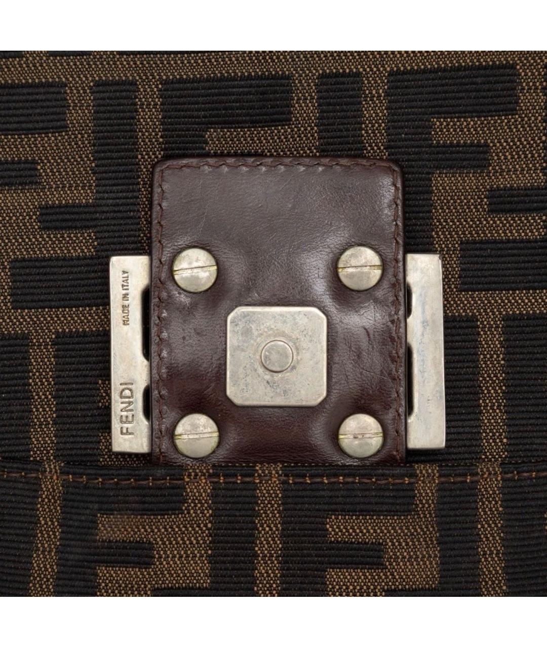 FENDI Коричневая сумка через плечо, фото 5