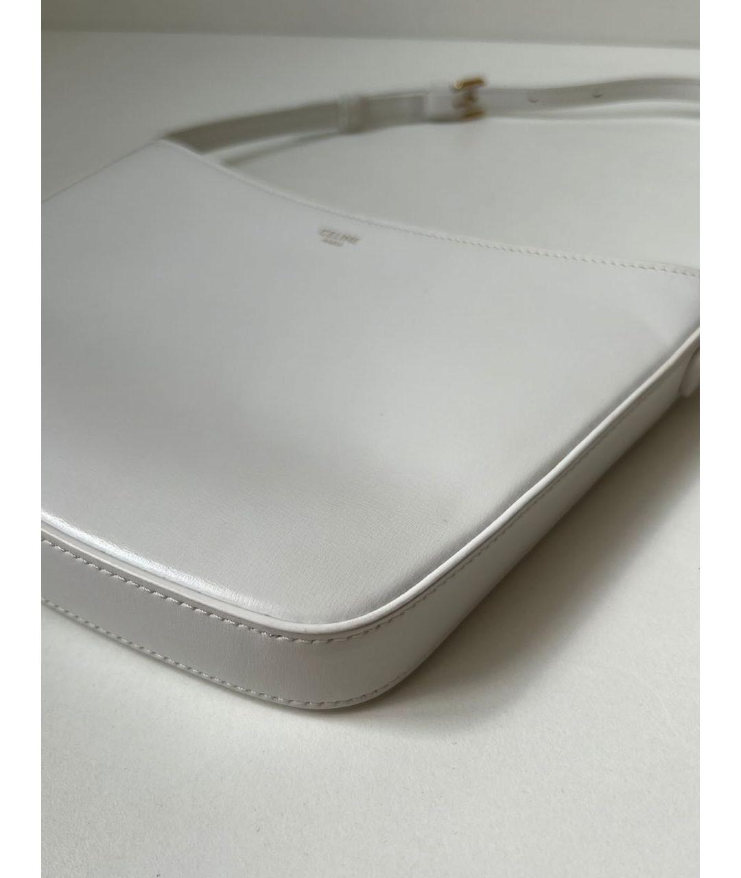 CELINE Белая сумка через плечо из искусственной кожи, фото 5