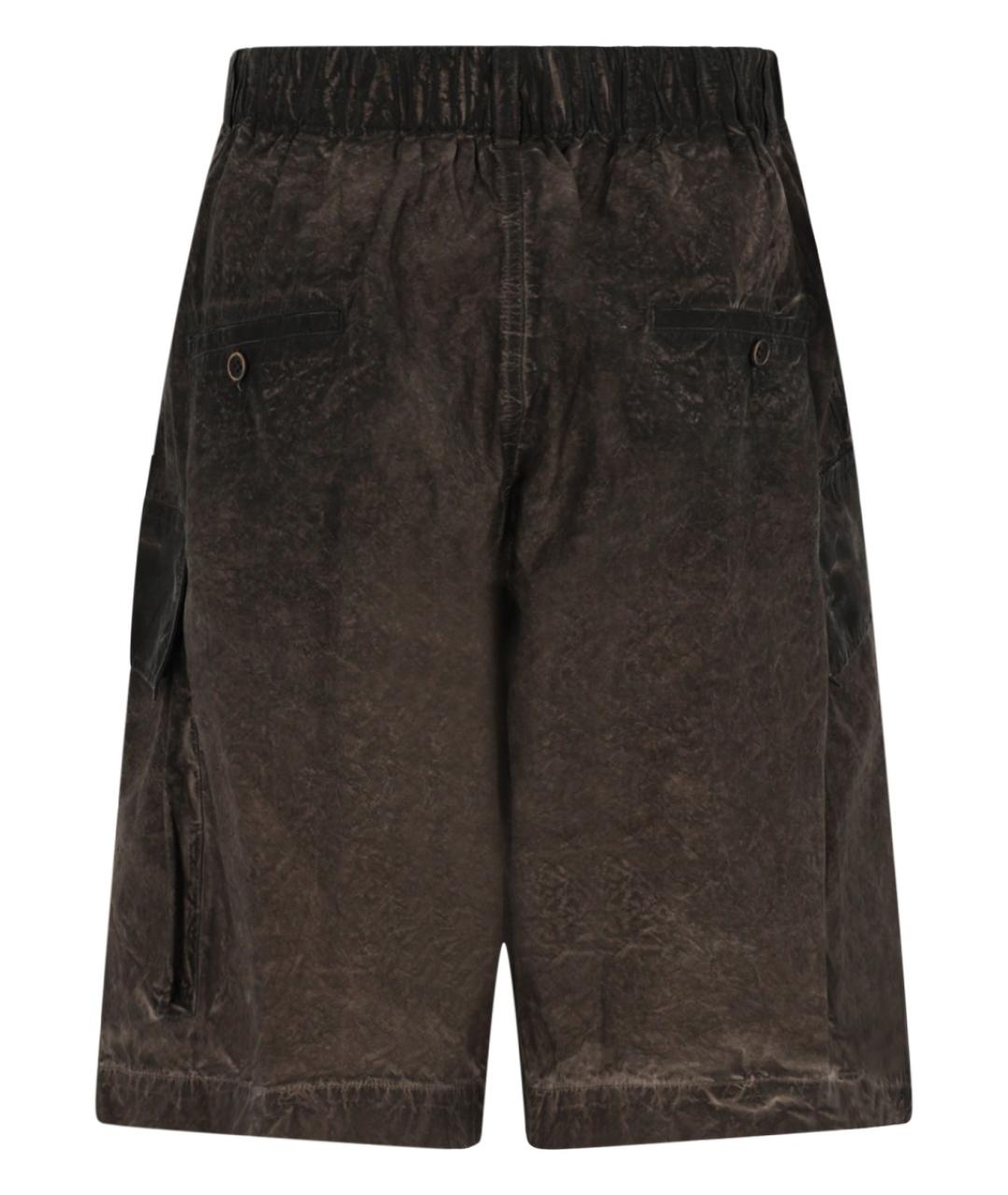 UMA WANG Серые хлопковые шорты, фото 2