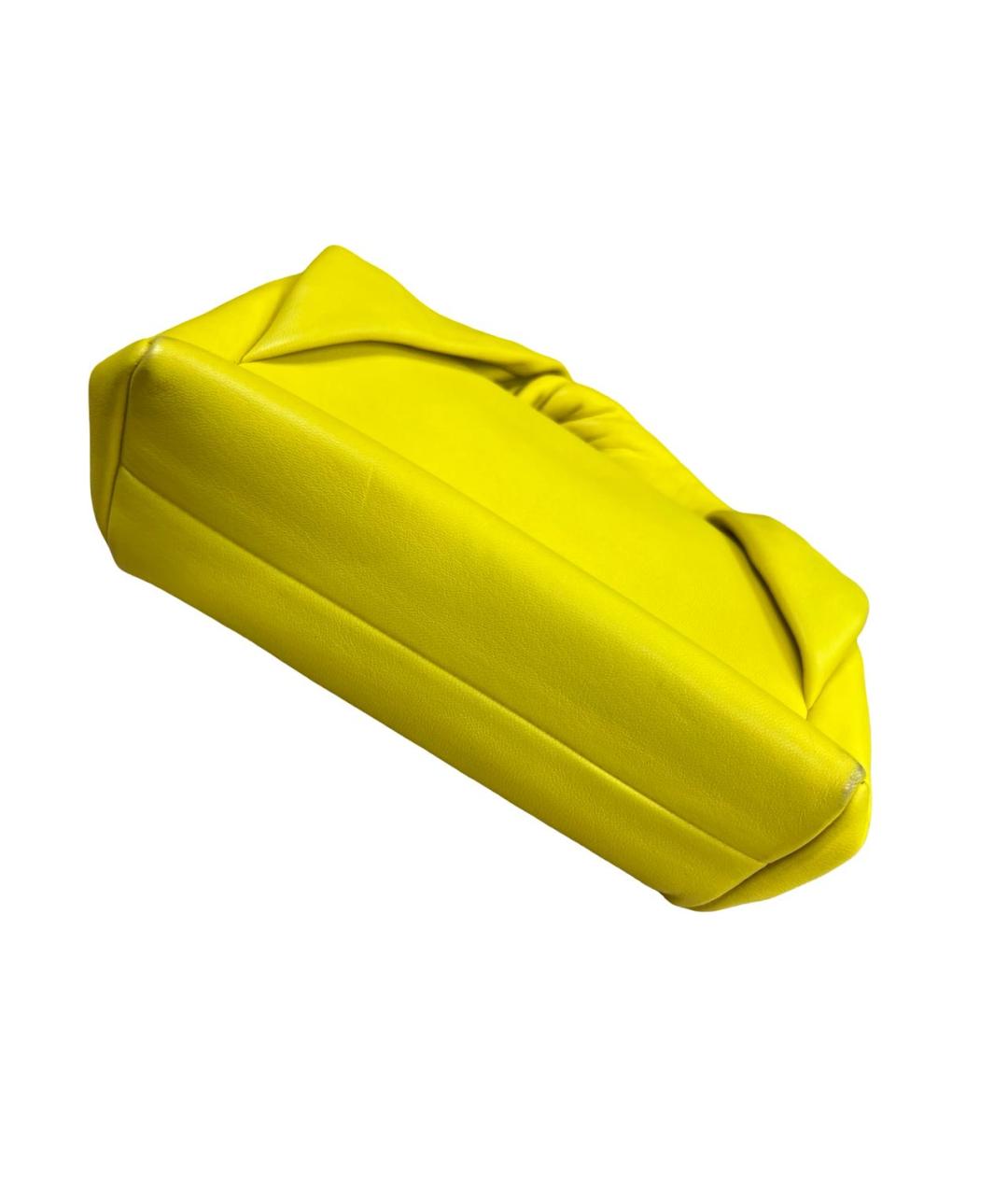 J.W.ANDERSON Желтая кожаная сумка с короткими ручками, фото 7