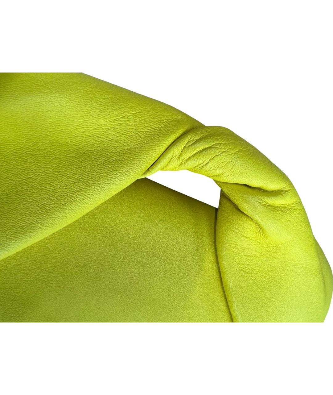 J.W.ANDERSON Желтая кожаная сумка с короткими ручками, фото 5