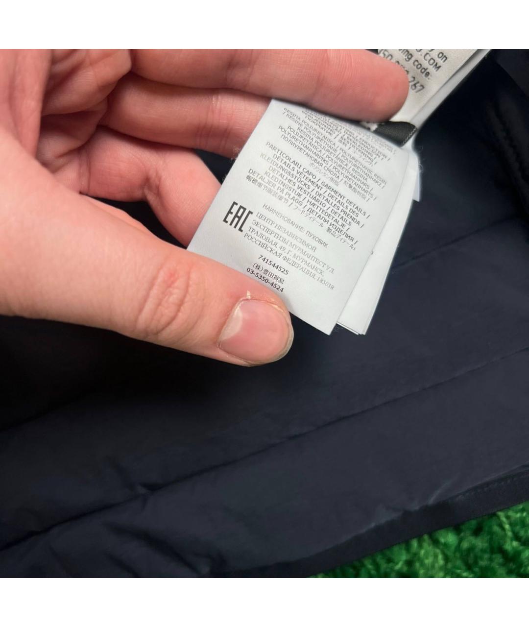 STONE ISLAND Темно-синяя полиамидовая куртка, фото 8