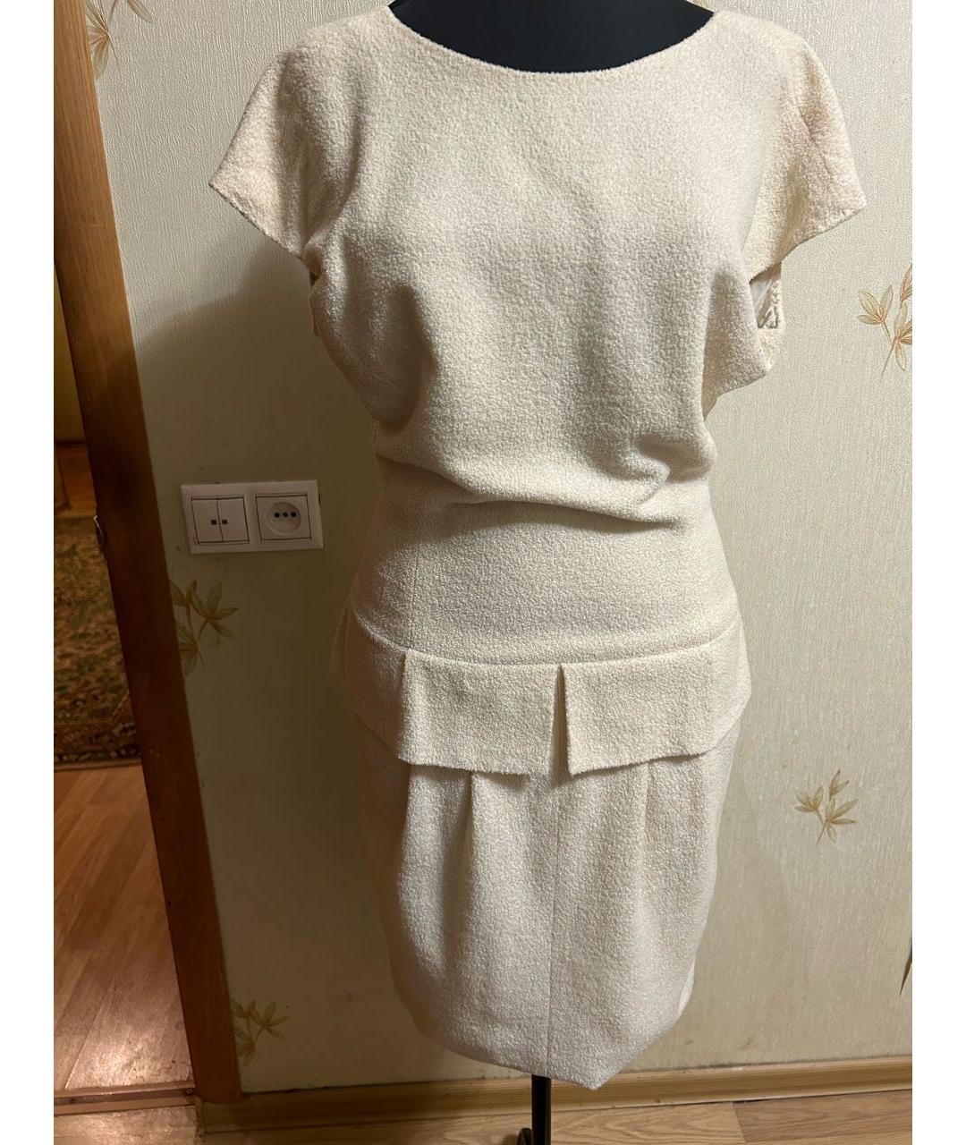 CHANEL Желтое твидовое вечернее платье, фото 2