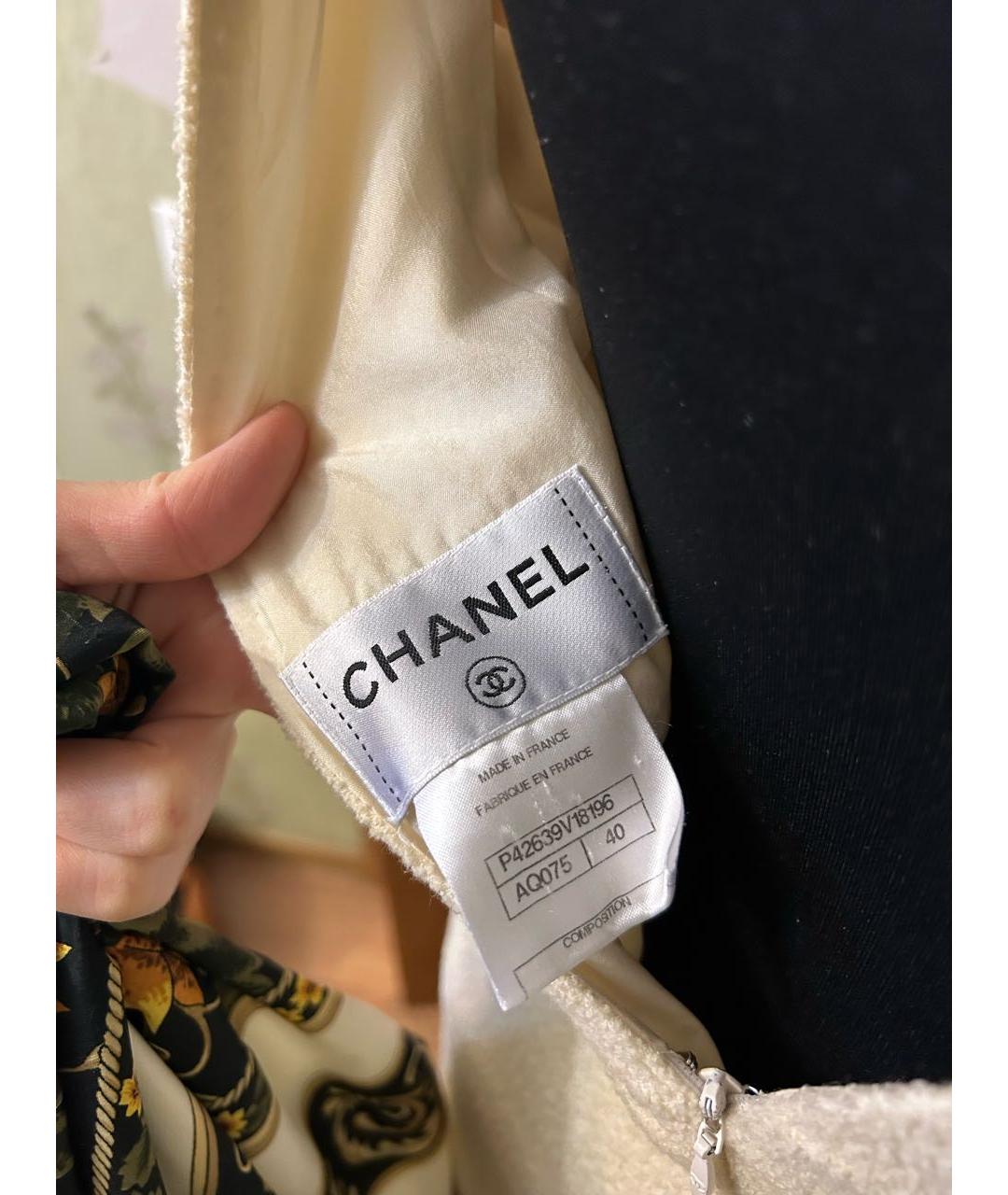 CHANEL Желтое твидовое вечернее платье, фото 7