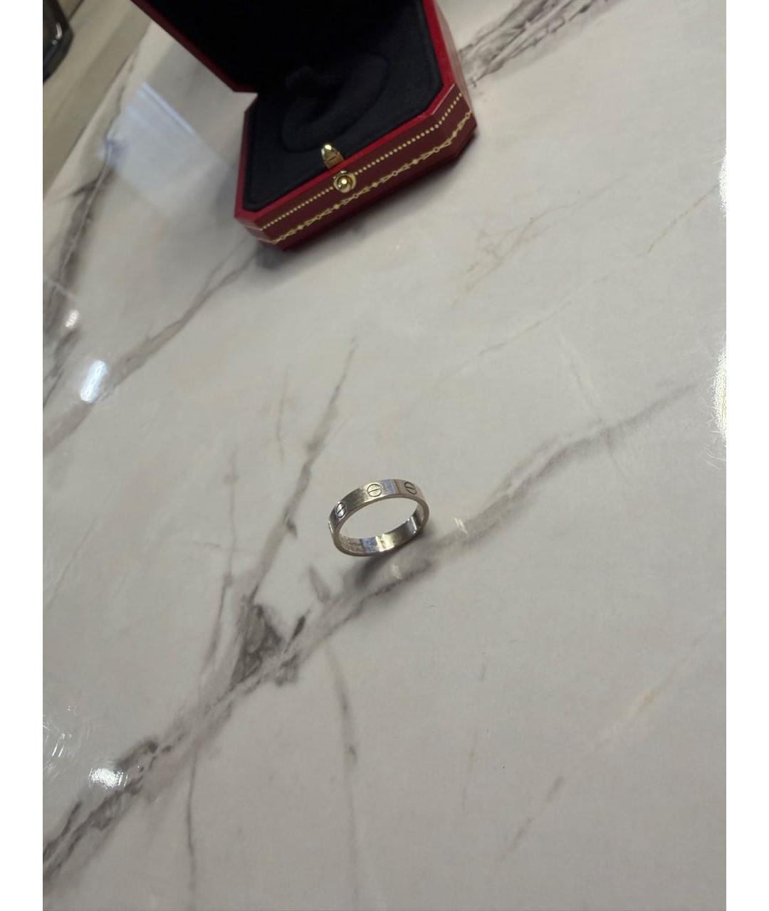 CARTIER Белое кольцо из белого золота, фото 5