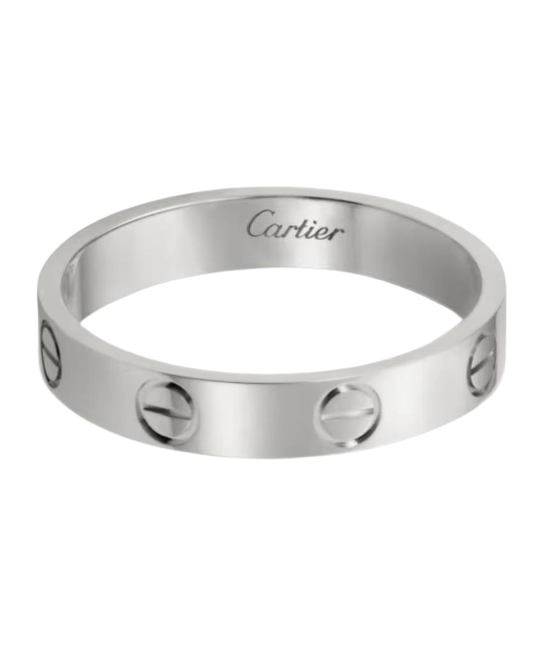 CARTIER Белое кольцо из белого золота, фото 1