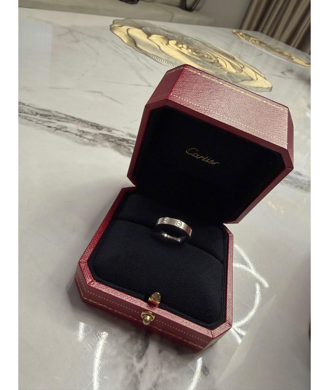 CARTIER Белое кольцо из белого золота, фото 3