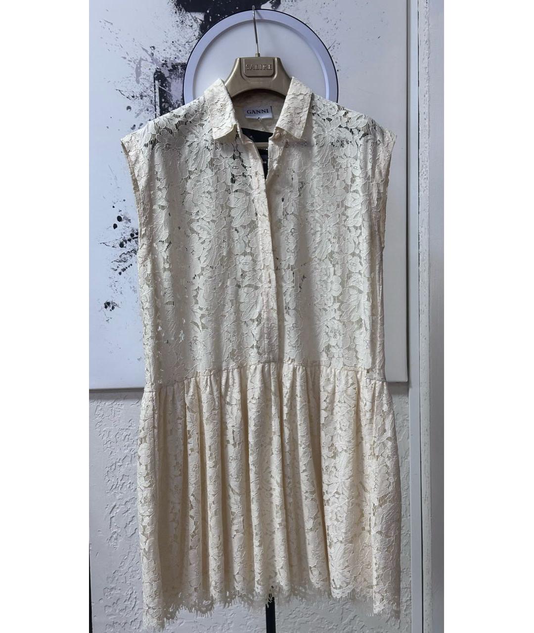 GANNI Хлопковое повседневное платье, фото 7